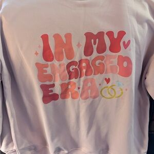 Pink 'In My Engaged Era' Sweatshirt